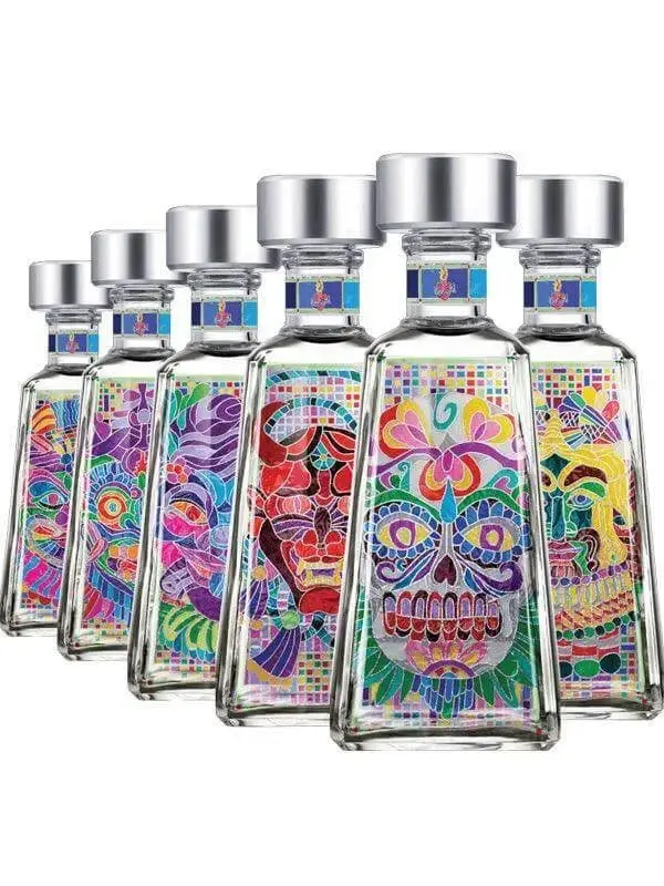 1800 Essential Artists Series 12 Blanco Tequila by Raul de Nieves 6 Pack