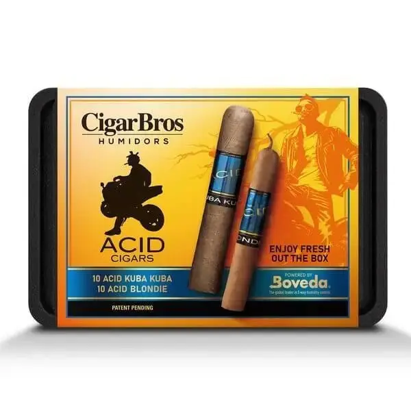Acid 20 Premium Cigars Set + Personal Humidor by CigarBros