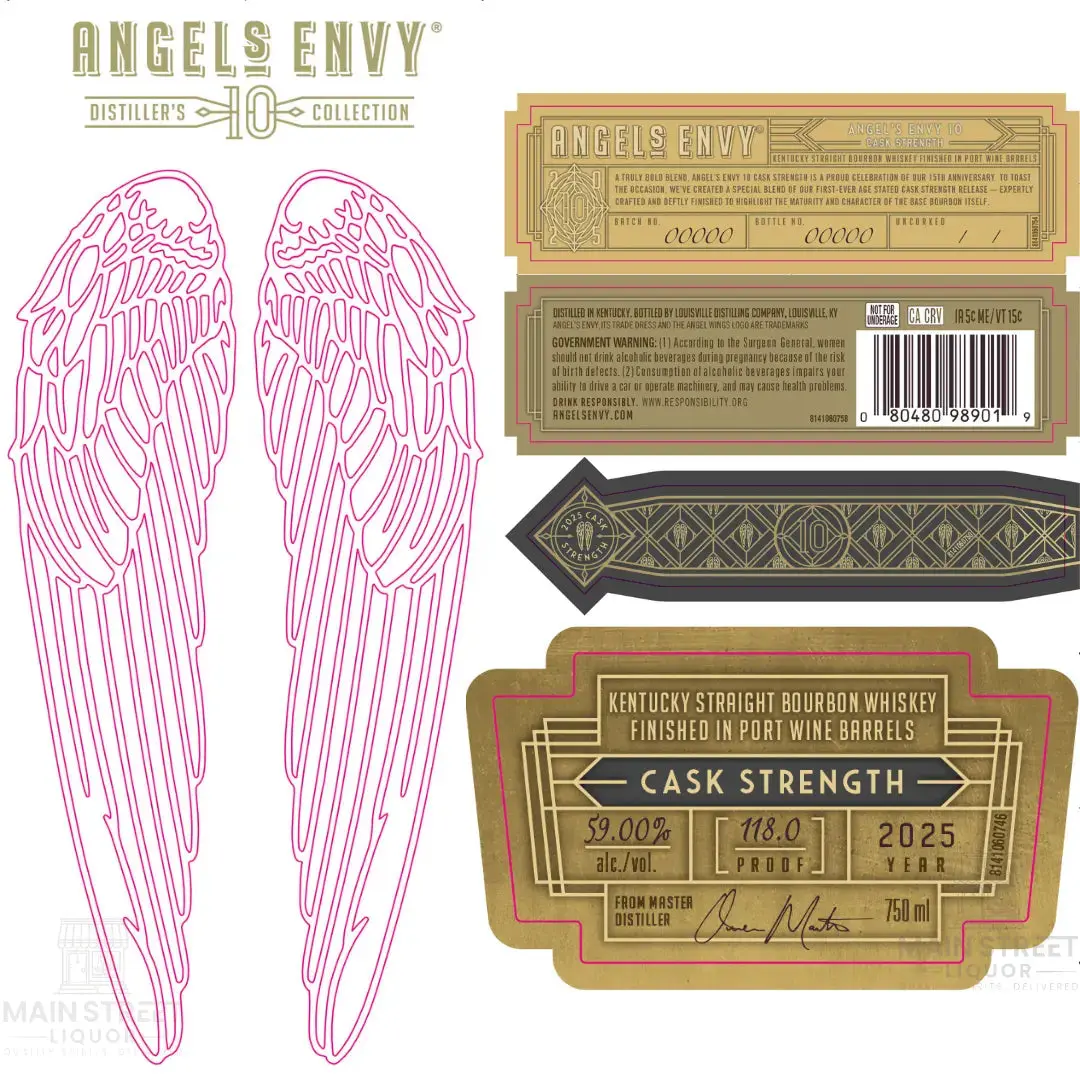 Angel's Envy 10 Year Cask Strength Bourbon 2025 - Image 2