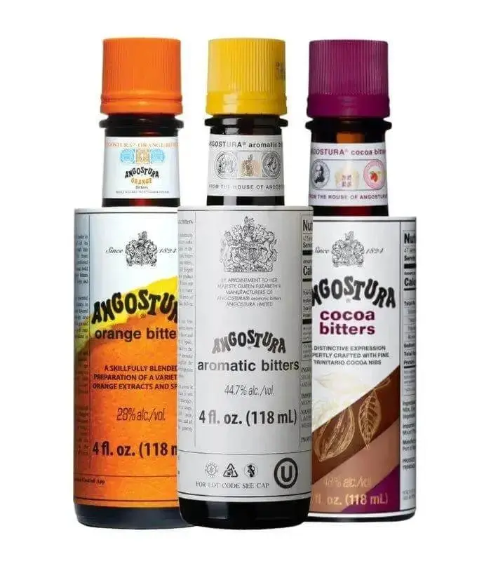 Angostura Orange, Aromatic & Cocoa Bitters Bundle 3 x 4oz