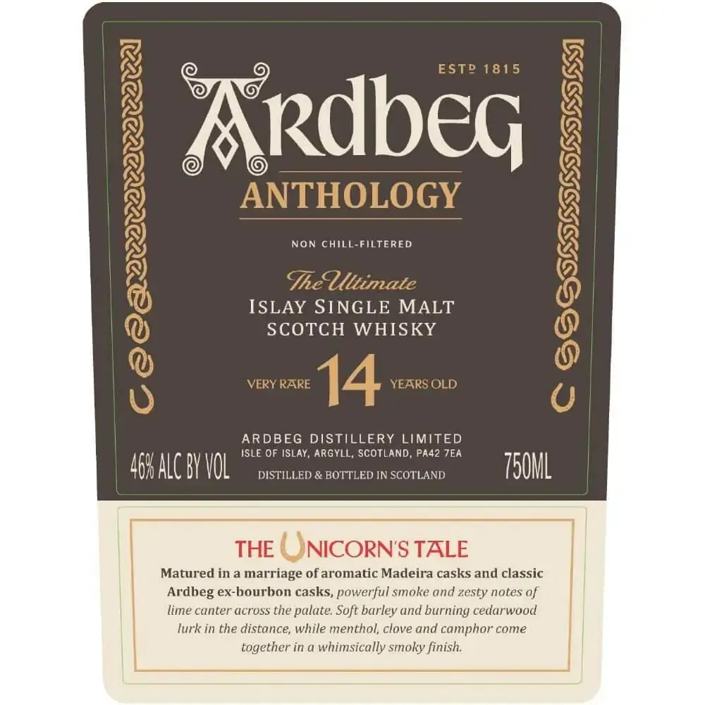 Ardbeg Anthology The Unicorn’s Tale 14 Year Old