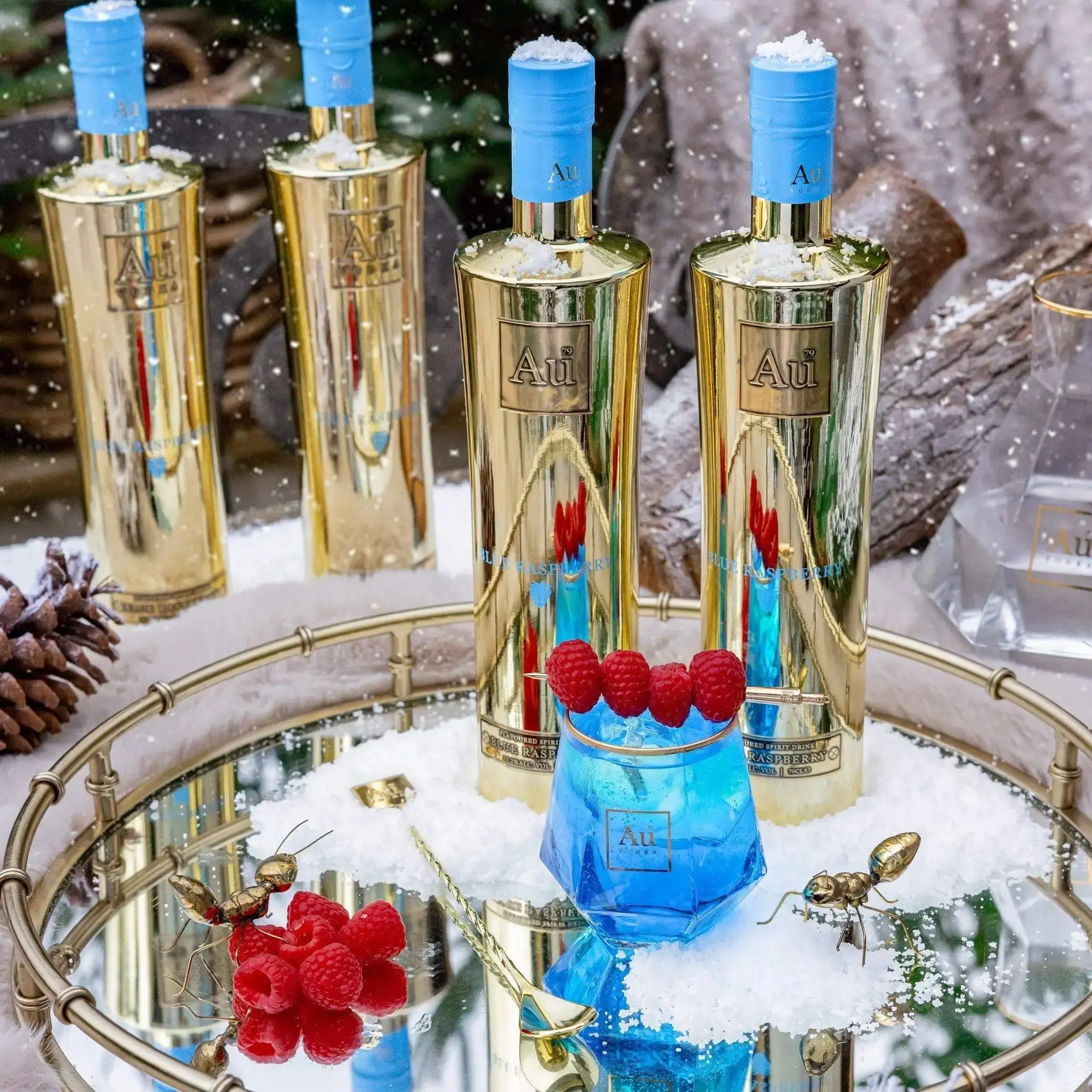 Au Vodka Blue Raspberry - Image 4