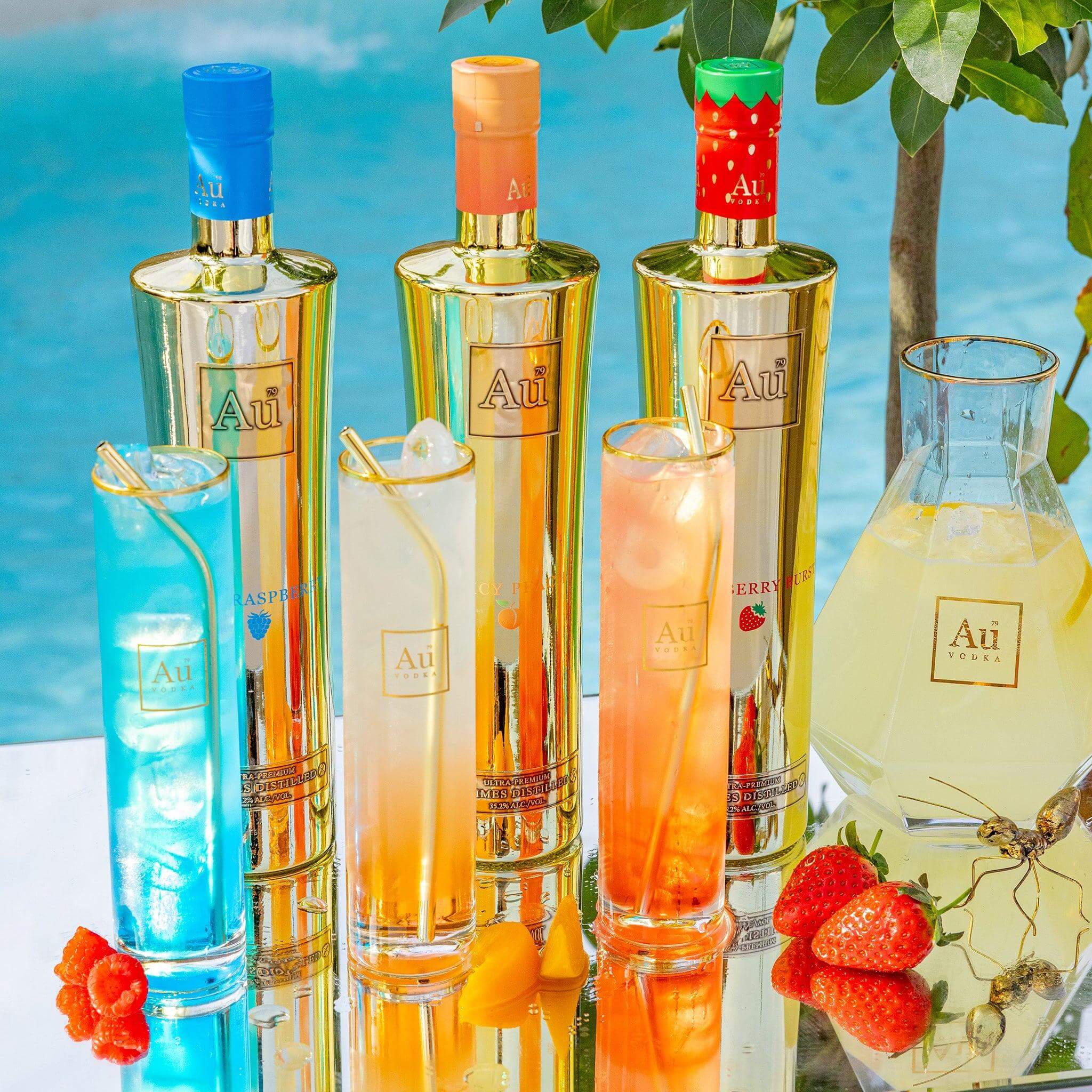 Au Vodka Juicy Peach 3 Bottle Combo - Image 3