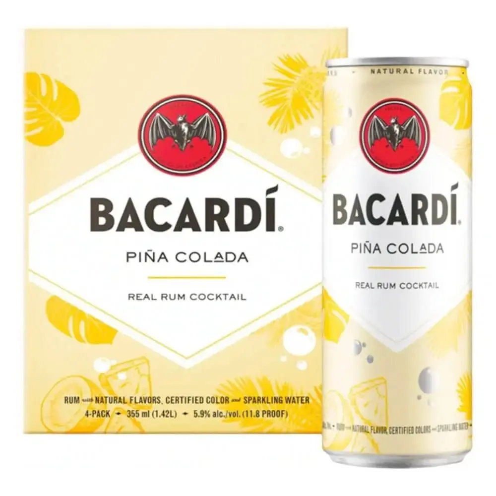 Bacardí Piña Colada Rum Cocktail 4pk - Image 2