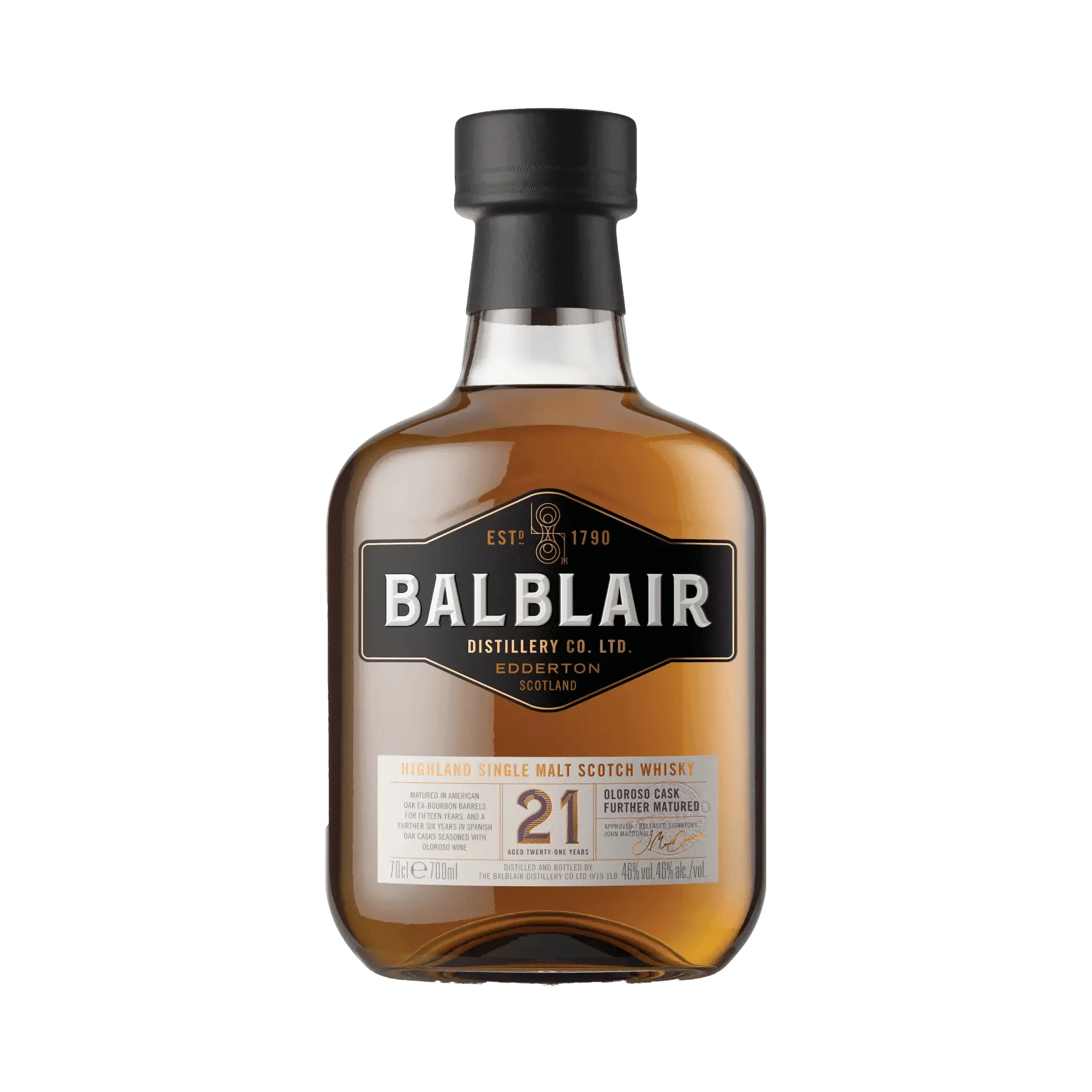 Balblair 21 Year Old Single Malt Scotch Whisky