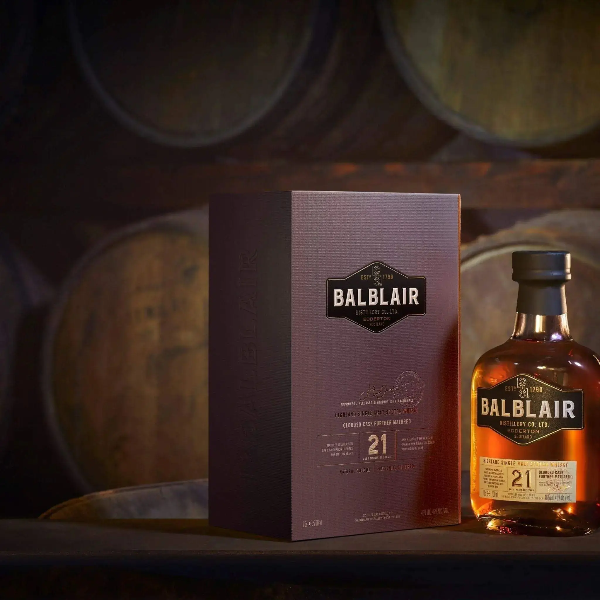 Balblair 21 Year Old Single Malt Scotch Whisky - Image 4