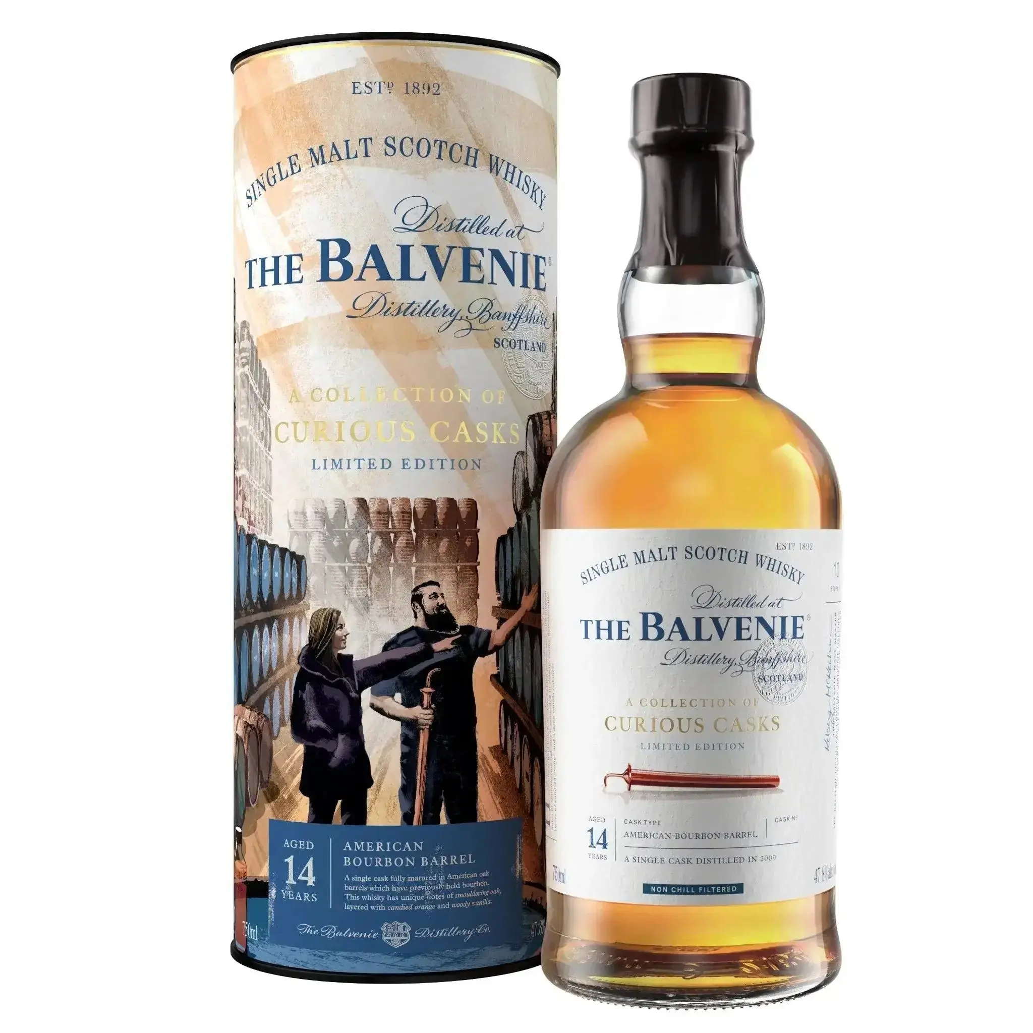 Balvenie 14 Year Bourbon Barrel Single Malt Scotch Whisky