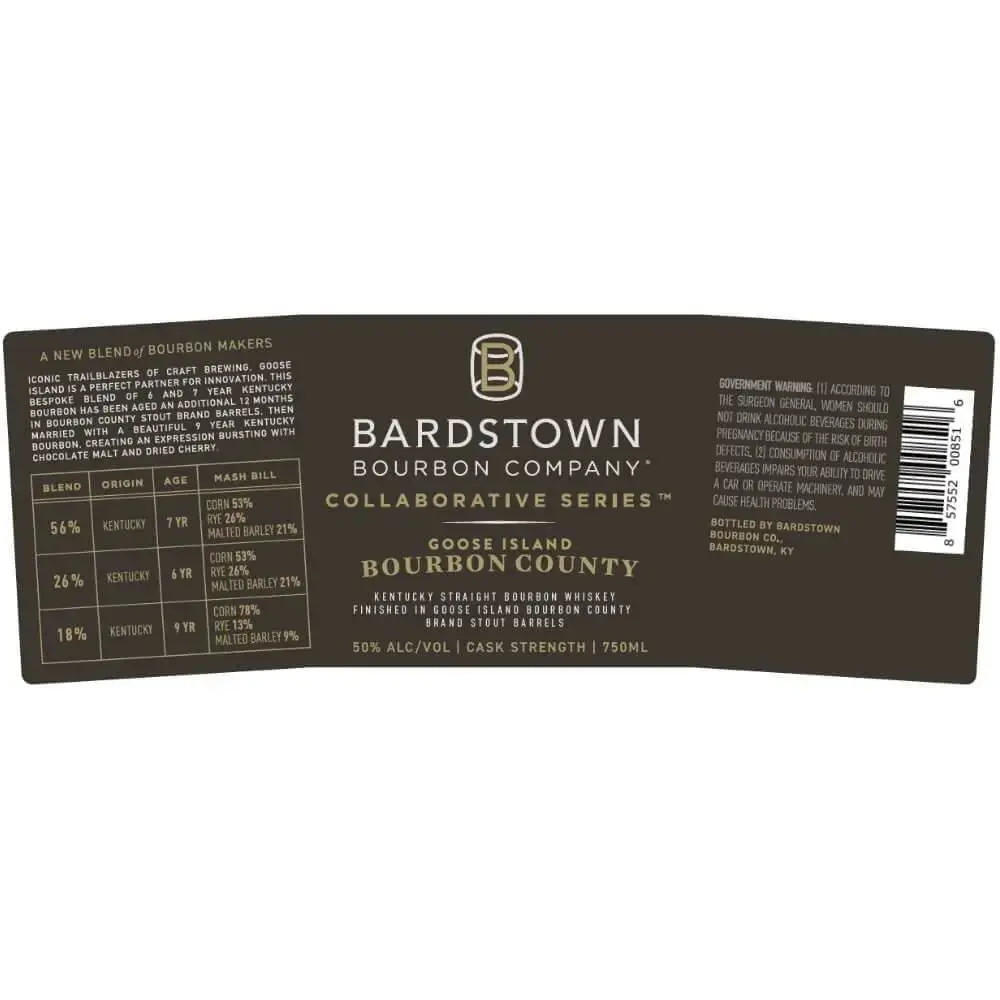 Bardstown Bourbon Collaborative Series Goose Island Bourbon - Image 2