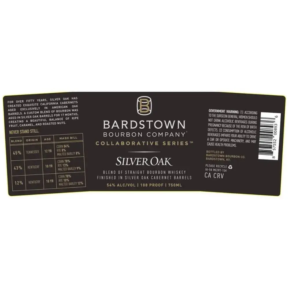 Bardstown Bourbon Collaborative Series Silver Oak - Image 2