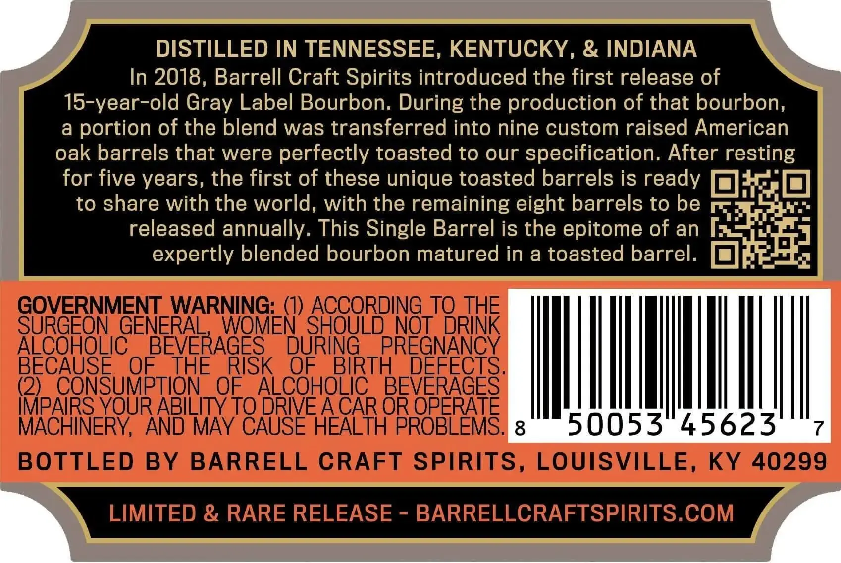 Barrell Bourbon 20 Year Old Toasted Single Barrel - Image 2
