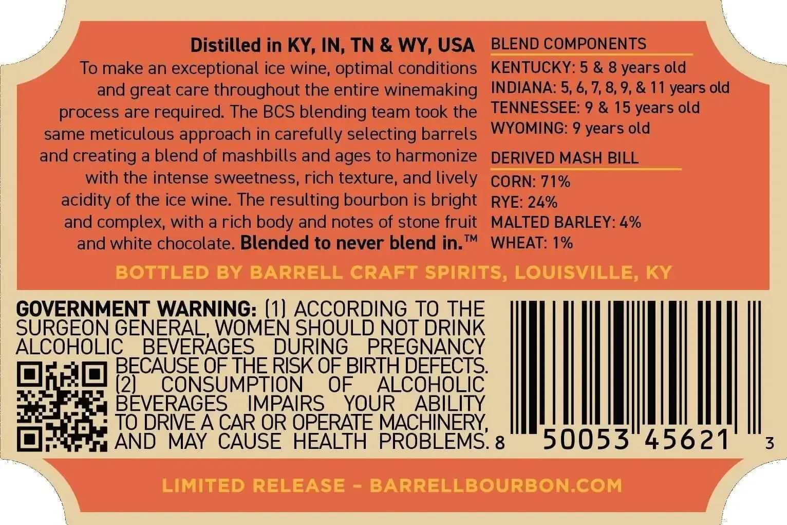 Barrell Bourbon Cask Finish Series: Ice Wine Edition - Image 3