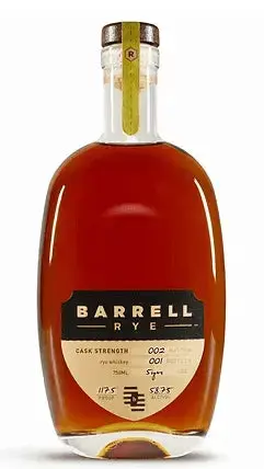 Barrell Rye Batch 002 Cask Strength, Aged 5 Years