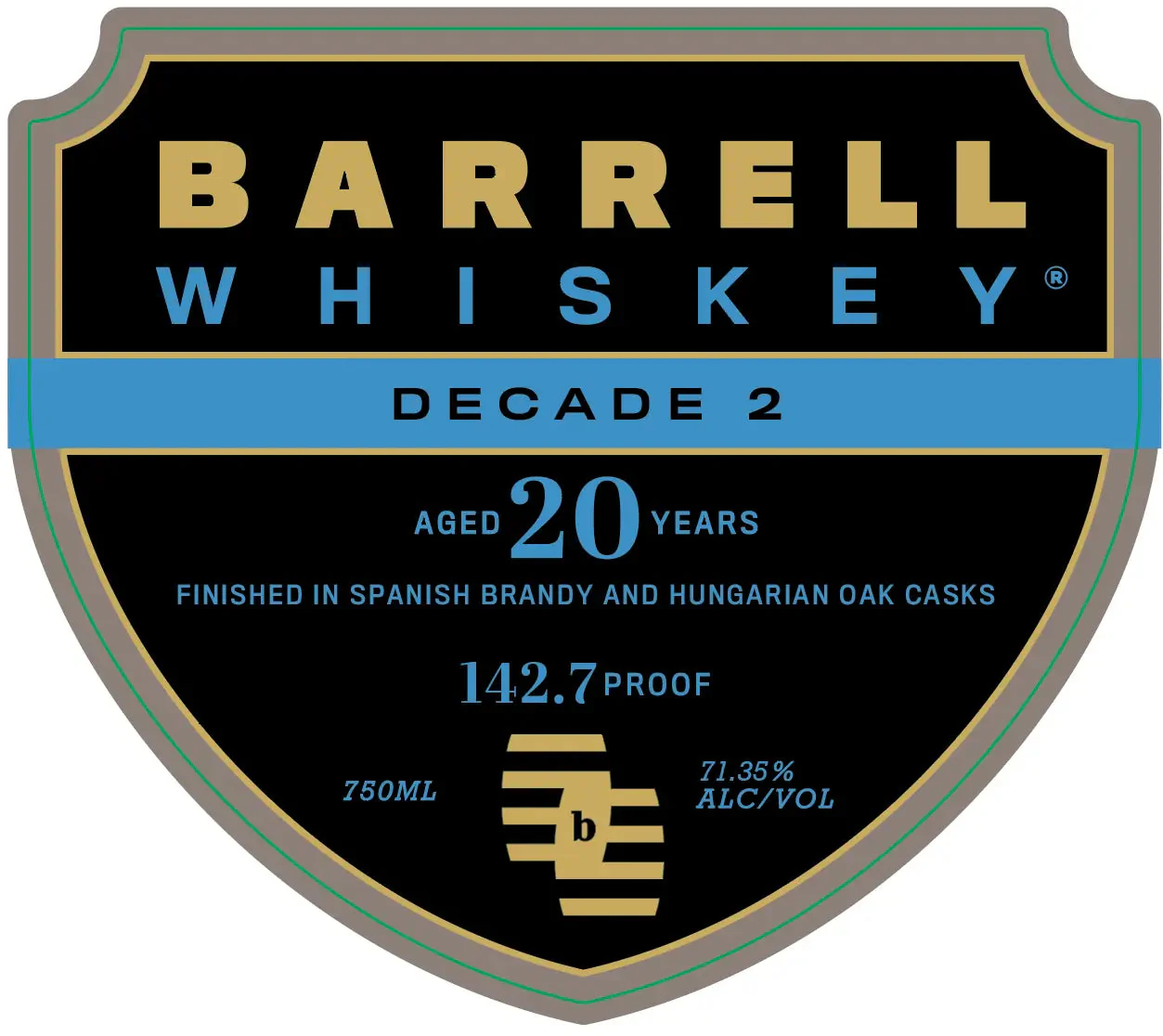 Barrell Whiskey Decade 2 20 Year Canadian Whiskey 750mL