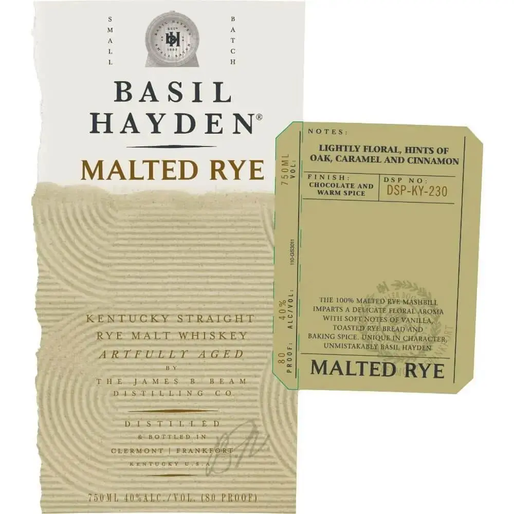 Basil Hayden Malted Rye Whiskey - Image 2