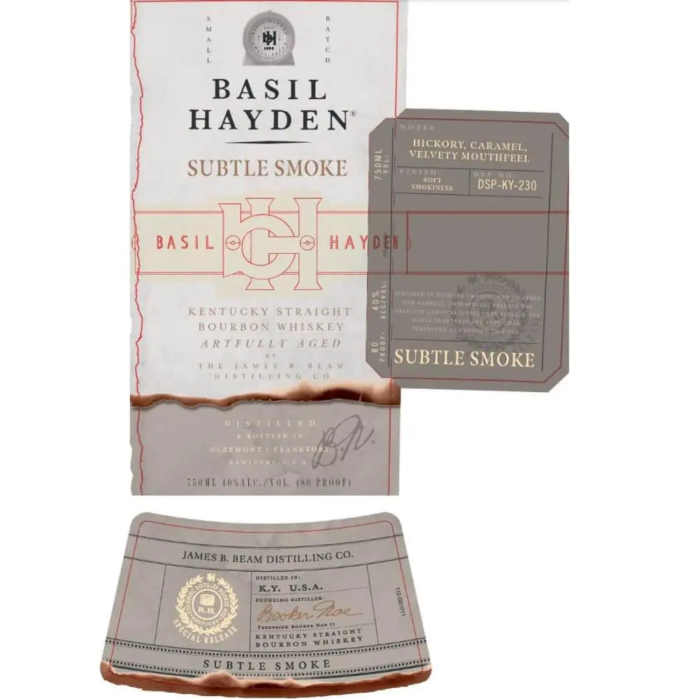 Basil Hayden Subtle Smoke Kentucky Straight Bourbon - Image 2