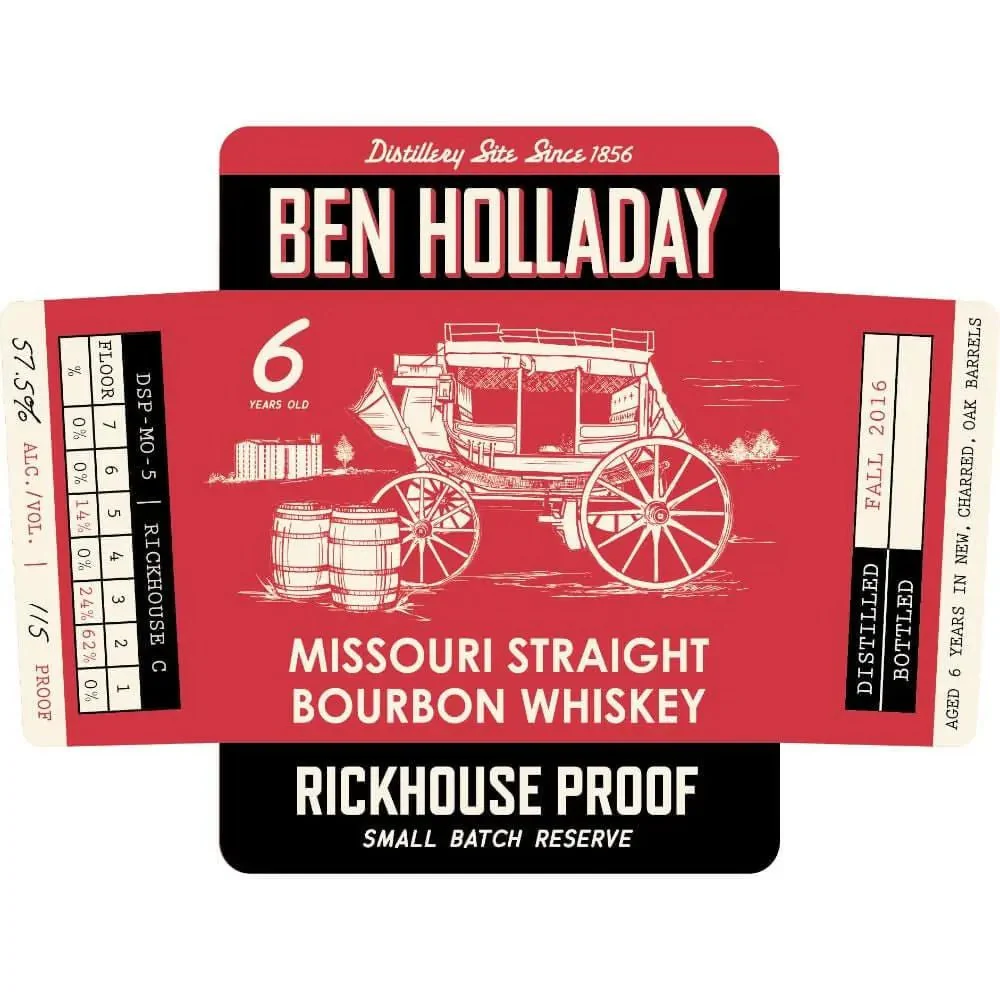 Ben Holladay Rickhouse Proof Small Batch Reserve Straight Bourbon - Image 2
