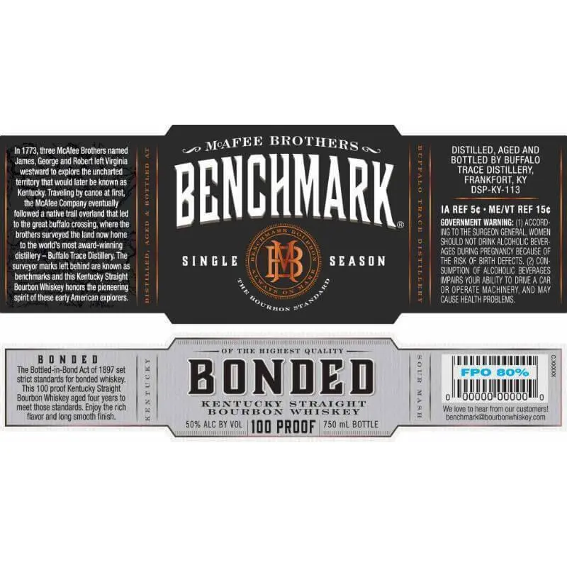 Benchmark Bonded 750mL - Image 2