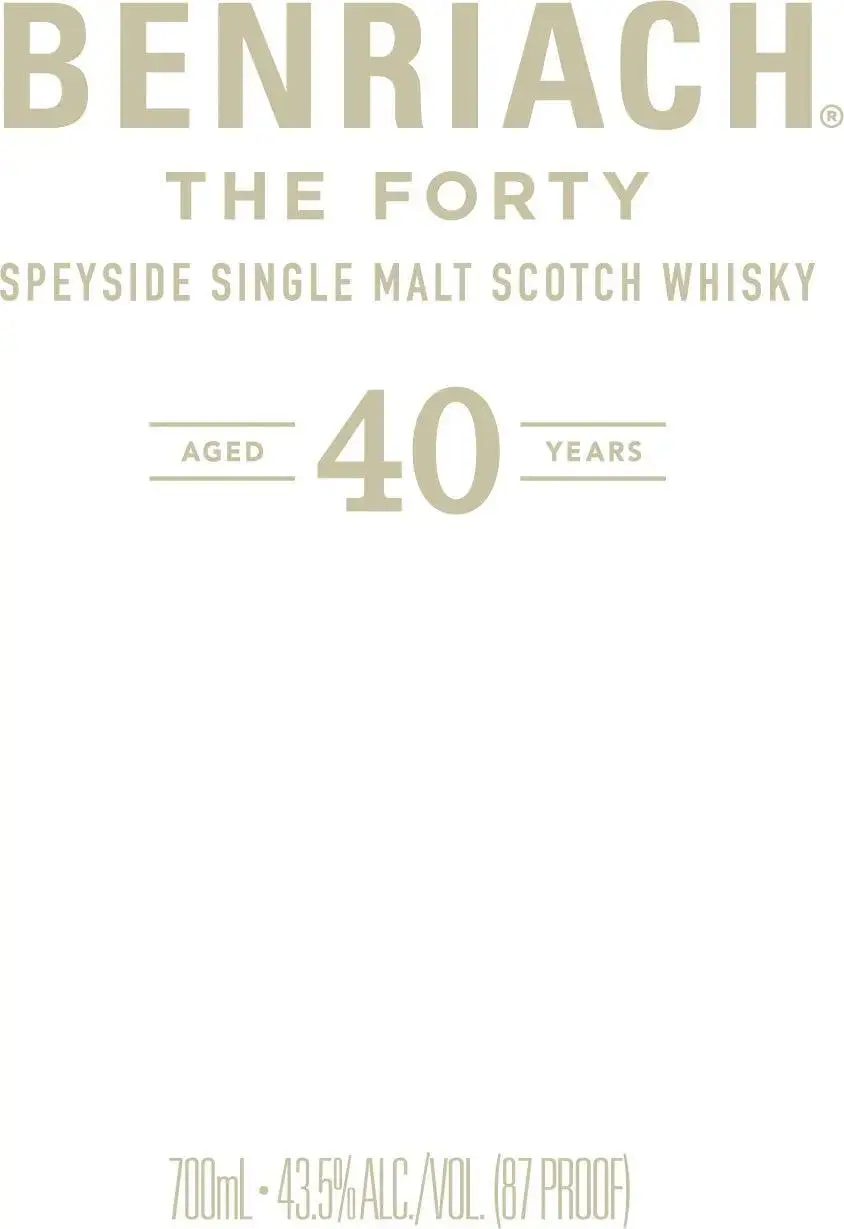 BenRiach The Forty Speyside Single Malt Scotch Whisky