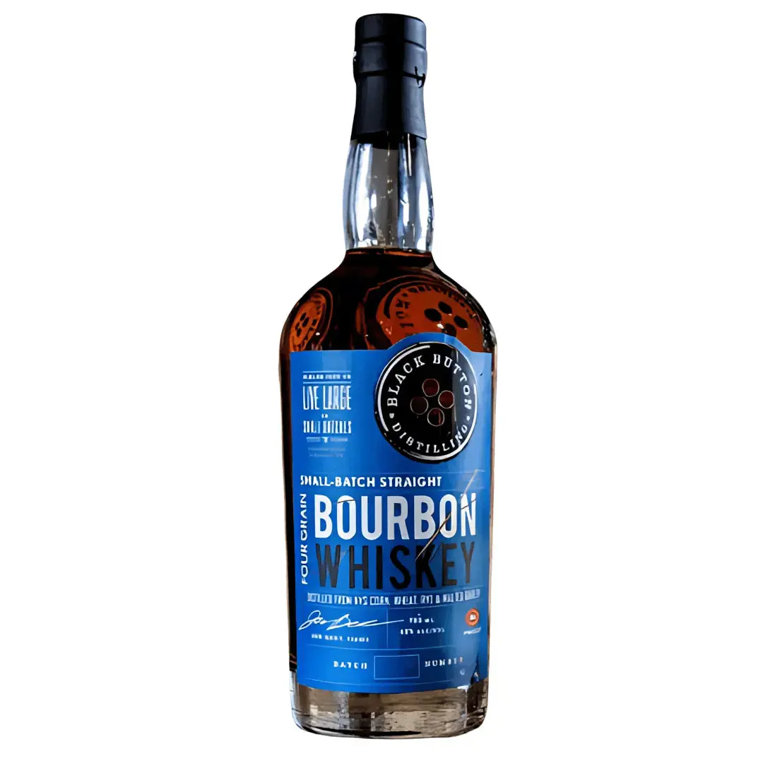 Black Button Four Grain Small Batch Straight Bourbon Whiskey
