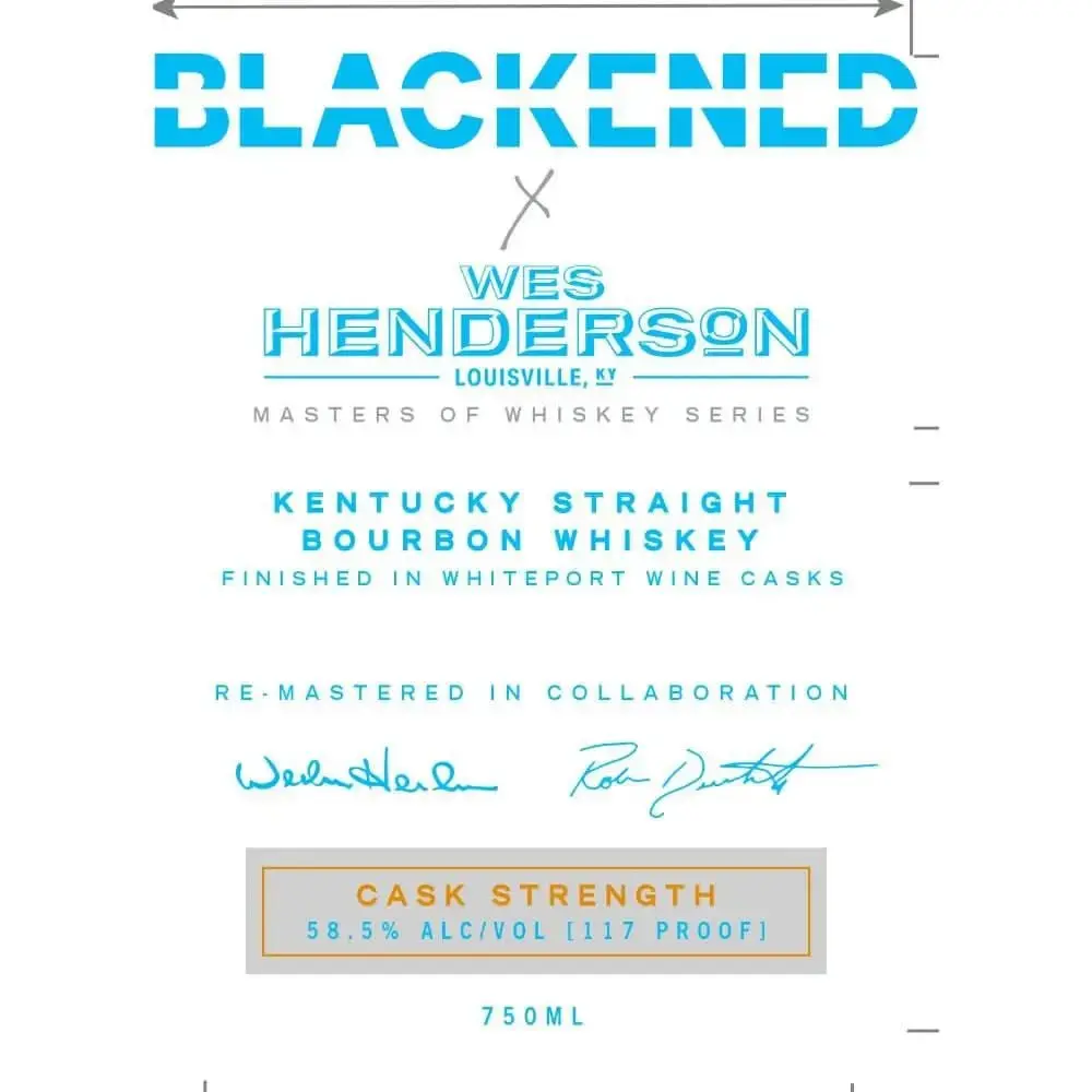 Blackened X Wes Henderson Cask Strength Bourbon By Metallica - Image 2