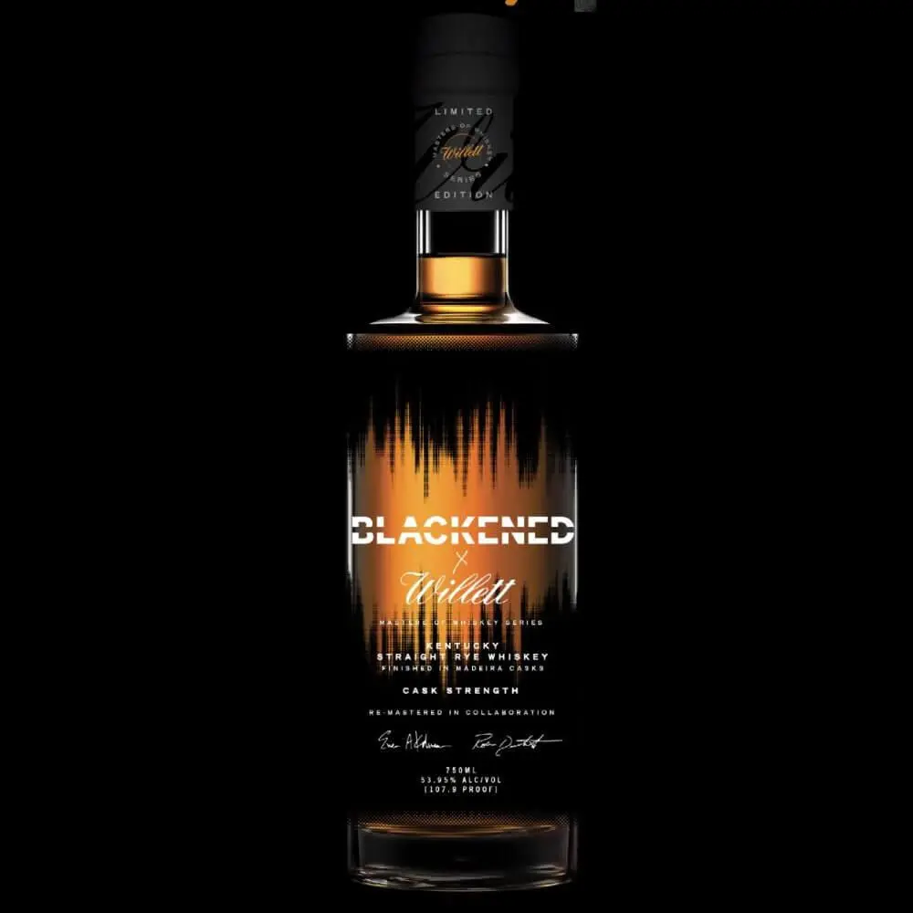 Blackened X Willet Cask Strength Rye Whiskey By Metallica - Image 2