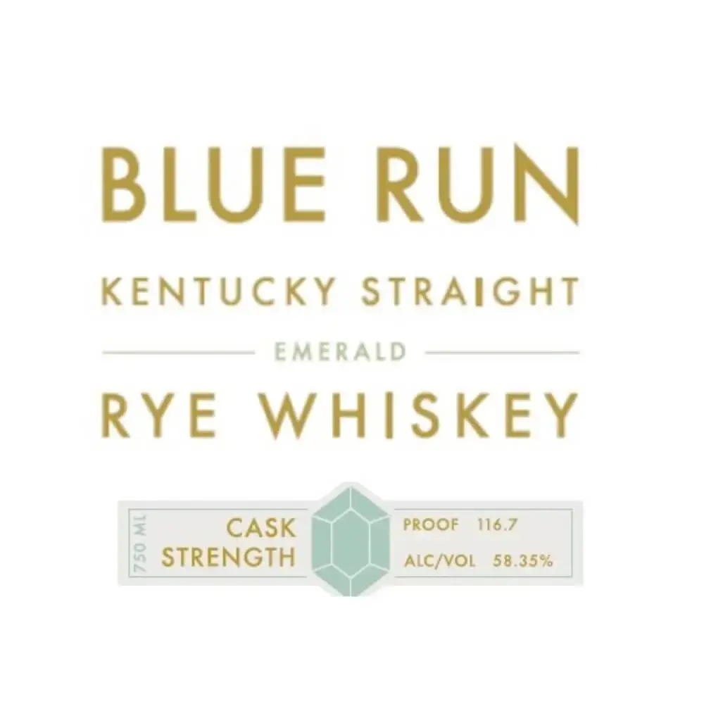 Blue Run Emerald Cask Strength Kentucky Straight Rye Whiskey - Image 2