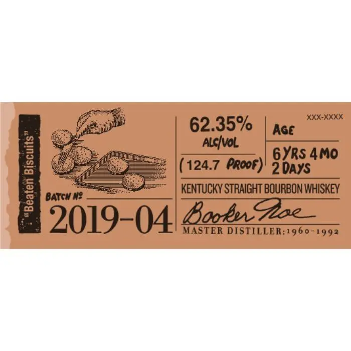 Booker’s 2019-04 “Beaten Biscuits” - Image 2