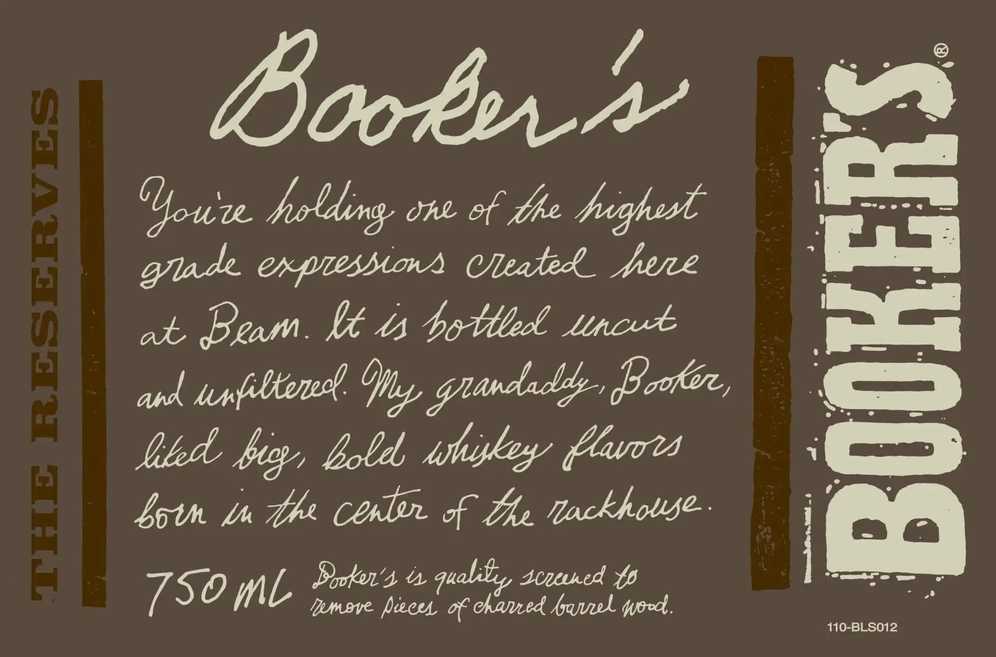 Booker’s The Reserves 2025 Kentucky Straight Bourbon Whiskey Finished in Tequila Barrels - Image 2