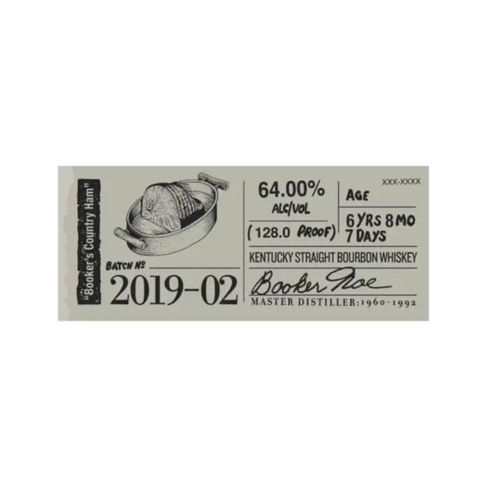 Booker's Bourbon 2019-03 “Booker's Country Ham”
