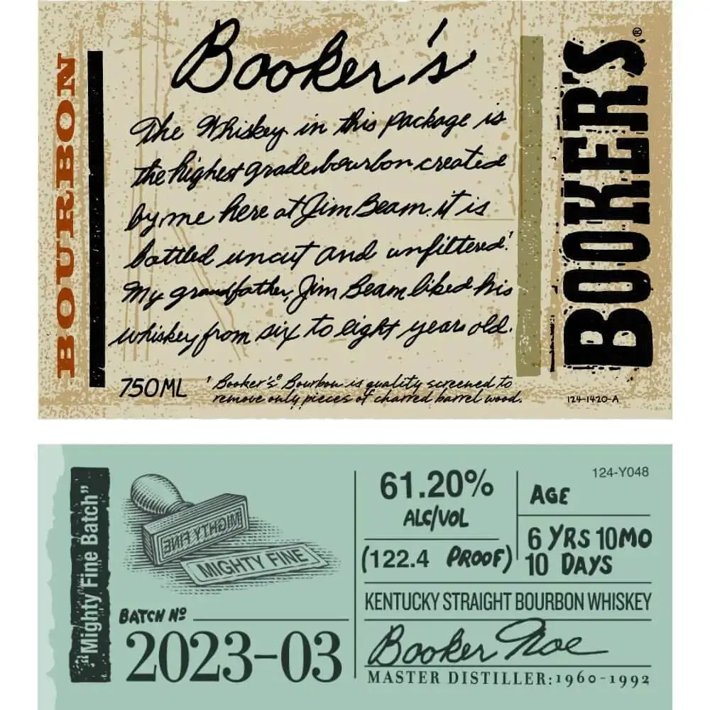 Booker's Bourbon 2023-03 “Mighty Fine Batch” - Image 2