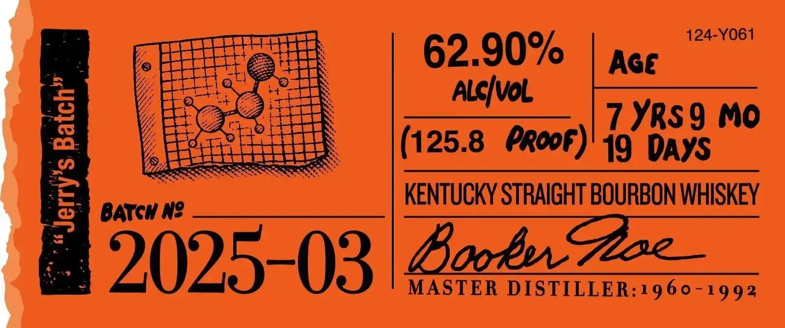 Booker's Kentucky Straight Bourbon Whiskey Jerry’s Batch 2025-03 - Image 3
