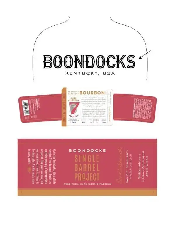 Boondocks Single Barrel Project Kentucky Straight Bourbon - 7 Year Cask Strength
