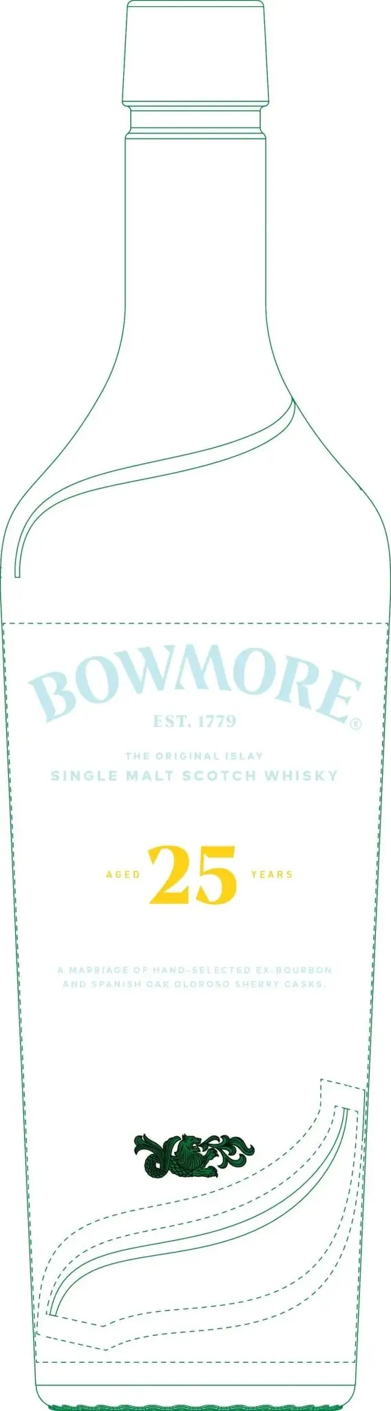 Bowmore 25 Year Old Islay Single Malt Scotch Whisky 700ml - Image 2