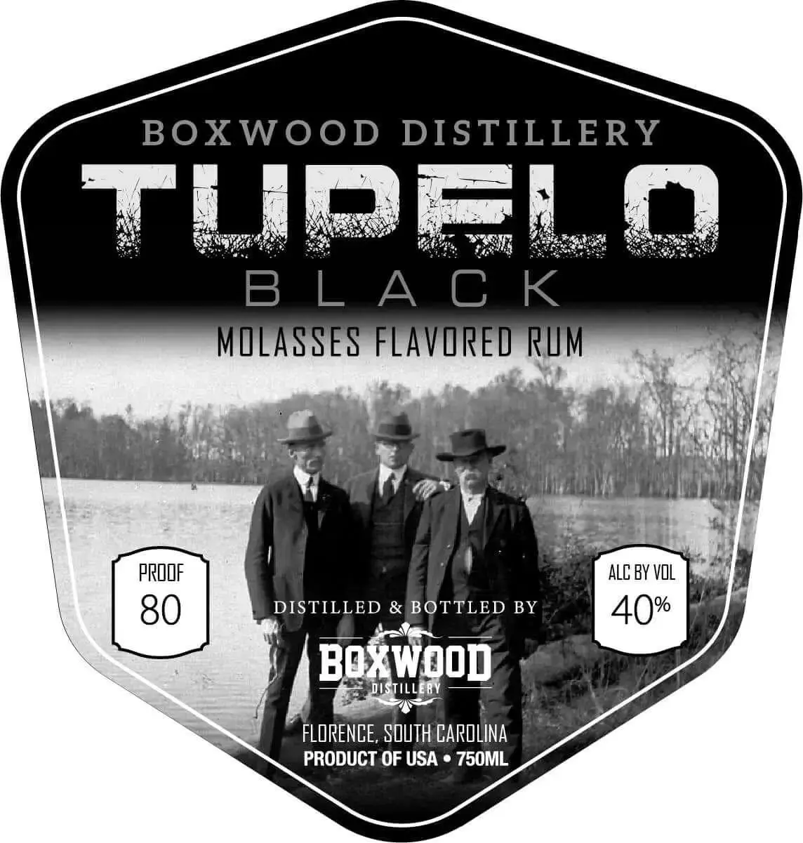 Boxwood Distillery Tupelo Black Molasses Flavored Rum