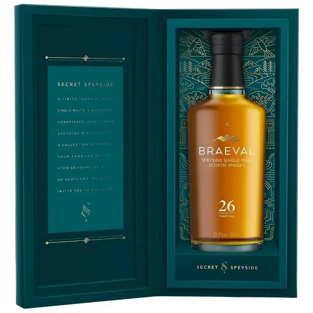 Braeval 26 Year Old Single Malt Scotch - Secret Speyside - Image 2