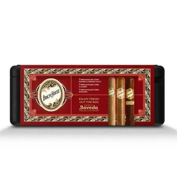Brick House 21 Premium Cigars Set & Cutter + Personal Humidor by CigarBros - Image 3