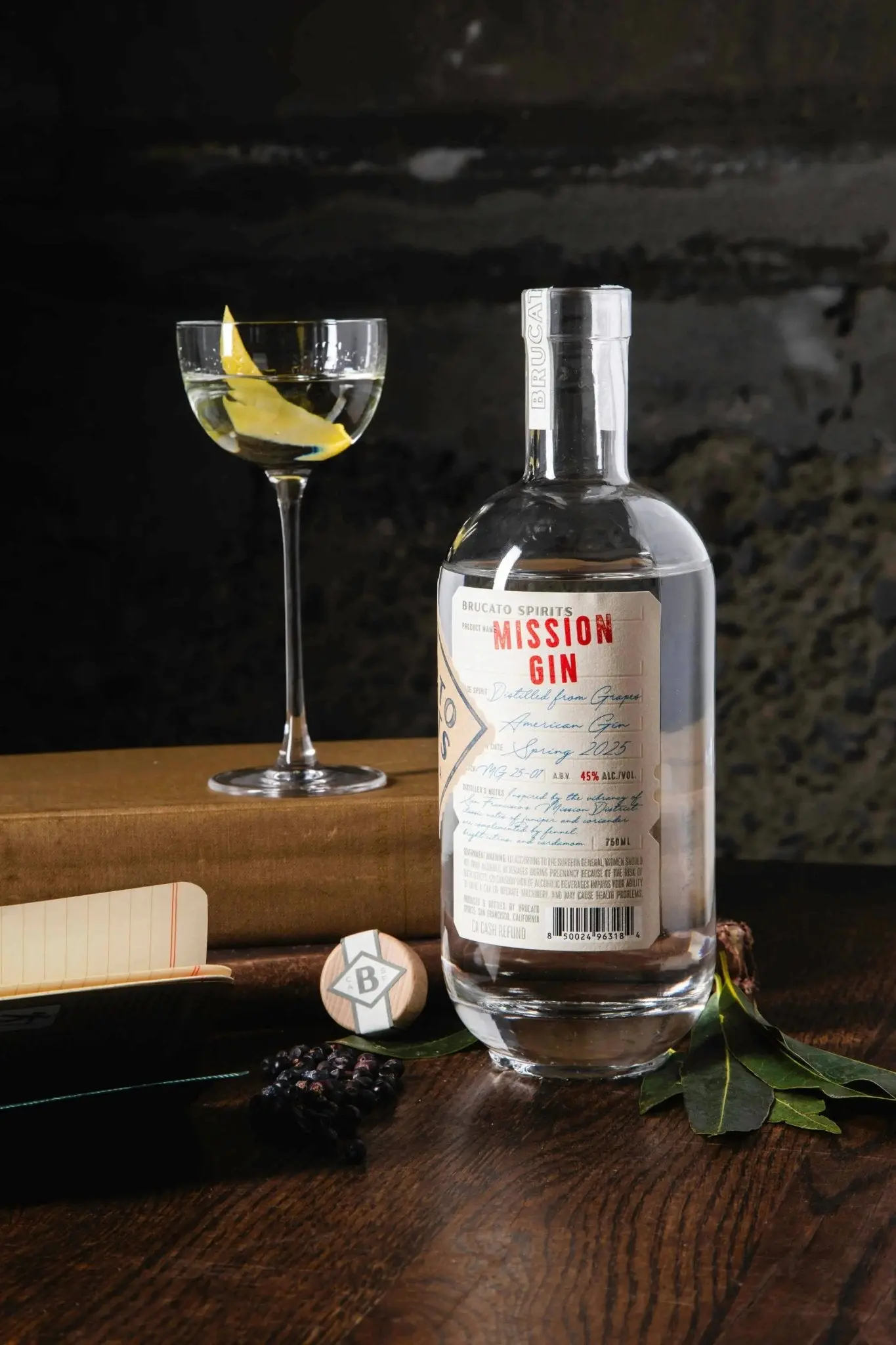 Brucato Mission Gin – California Grape-Based American Gin 750ml - Image 4