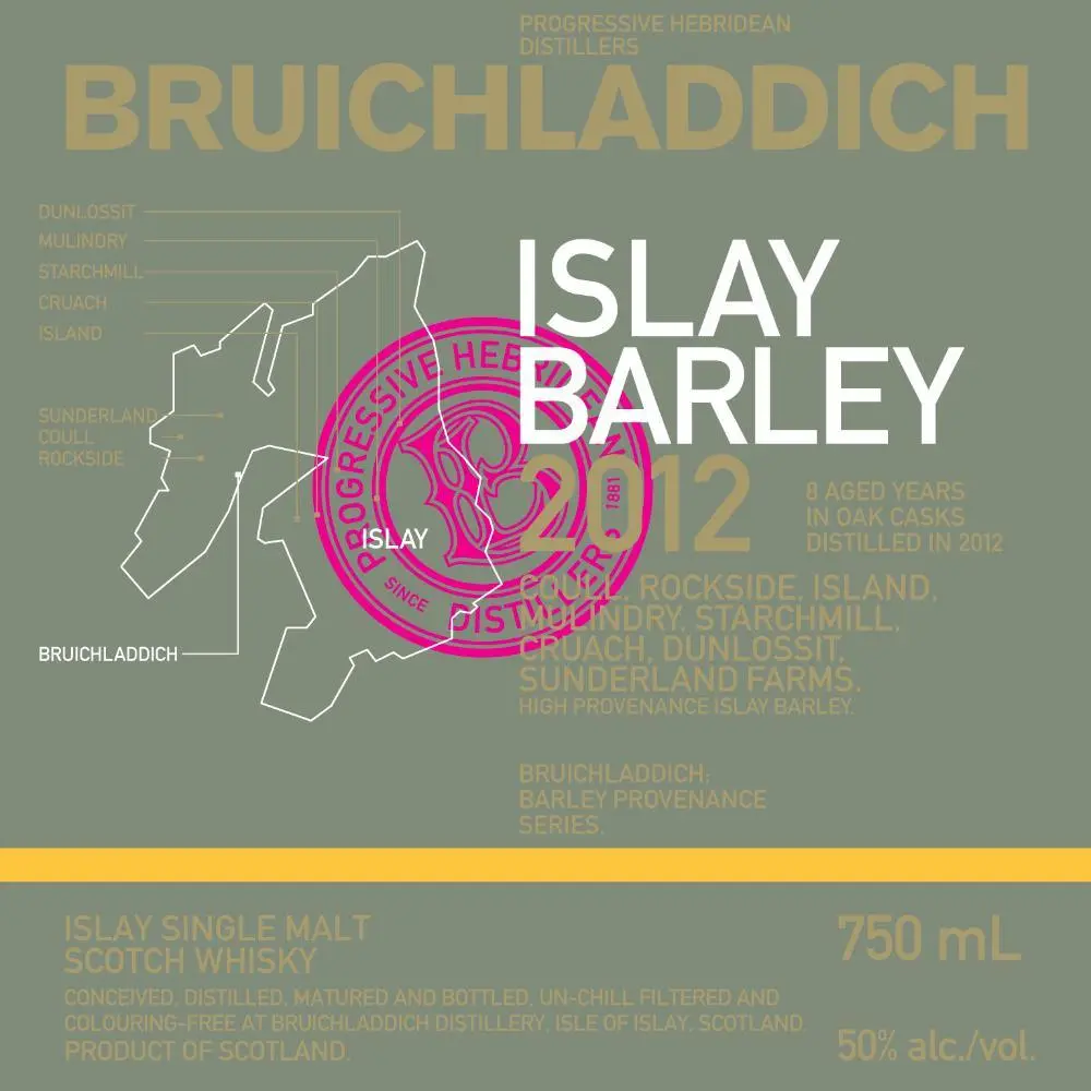 Bruichladdich Islay Barley 2012 - Image 2