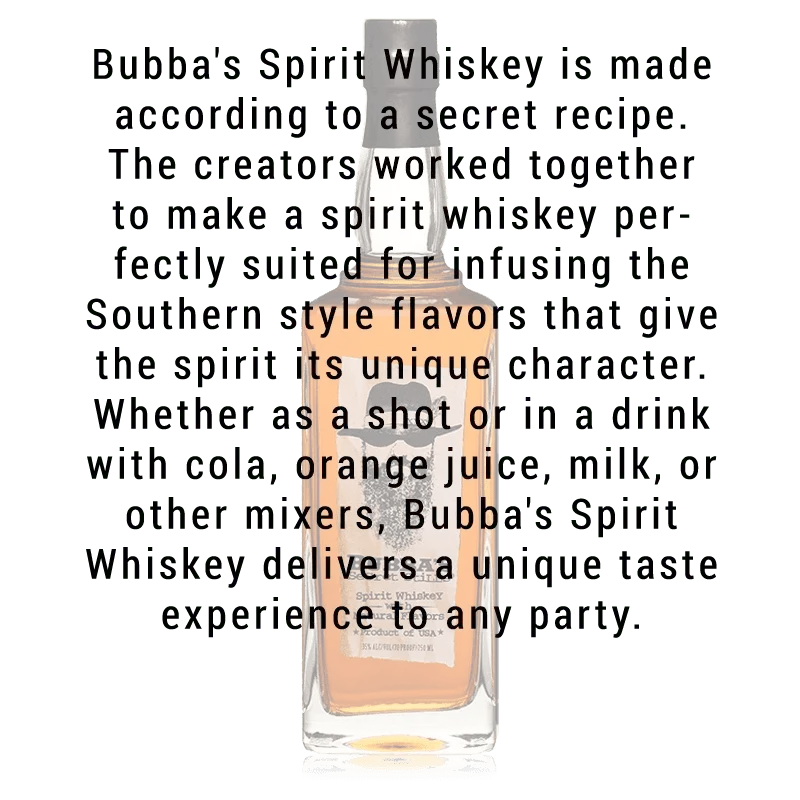 Bubba's Secret Stills Burnt Sugar Whiskey 750ml - Image 2
