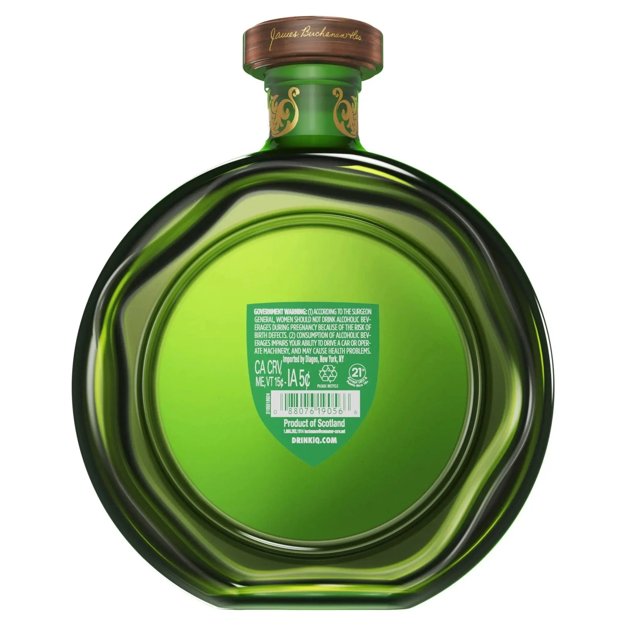 Buchanan's Green Seal Blended Scotch Whisky 750ml - Image 2