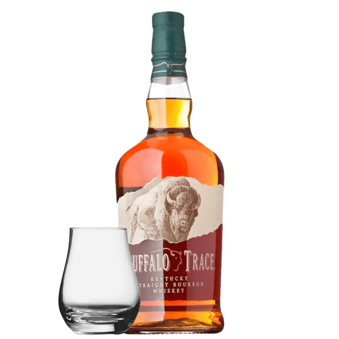 Buffalo Trace Kentucky Straight Bourbon 750ml with Spey Dram Glass