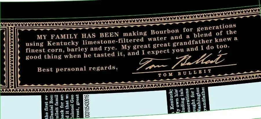Bulleit Bourbon Single Barrel Kentucky Straight Bourbon Whiskey 104 Proof - Image 2