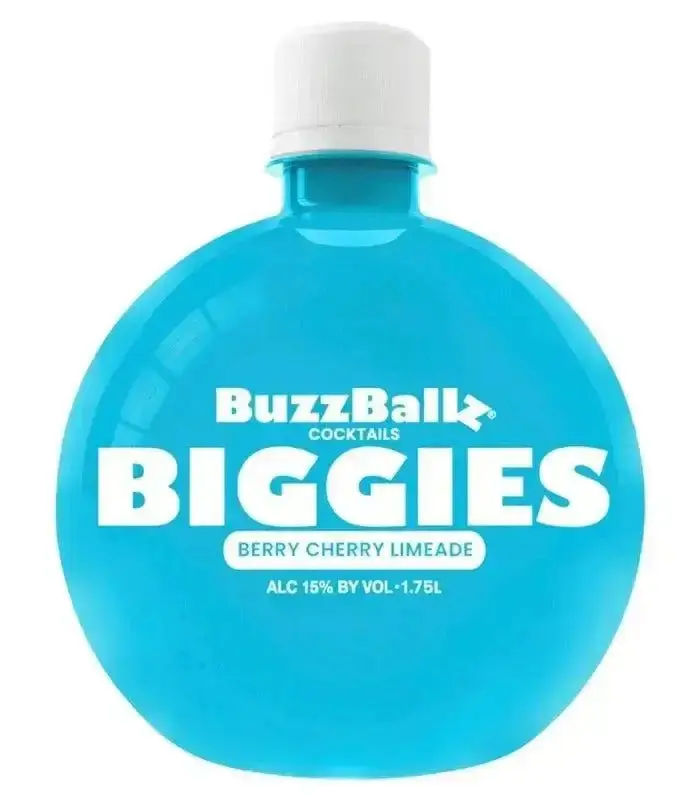 Buzzballz Biggies Berry Cherry Limeade Pre-Mixed Cocktails 1.75L