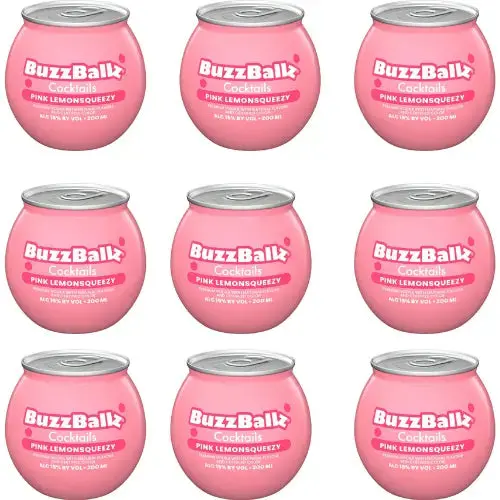 BuzzBallz Pink LemonSqueezy Cocktails