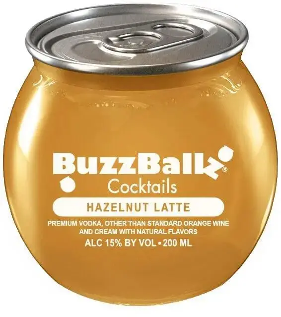 BuzzBallz Hazelnut Latte 187mL 24 Pack Case