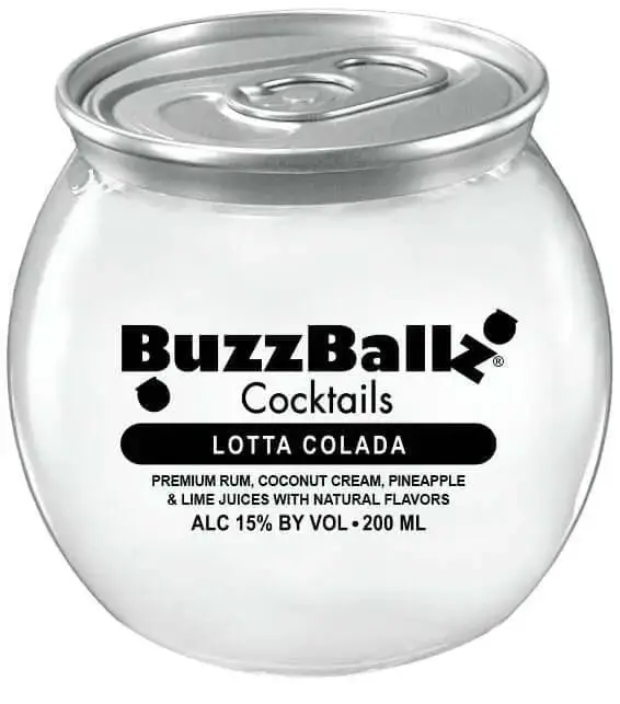 BuzzBallz Lotta Colada 187mL 24 Pack Case