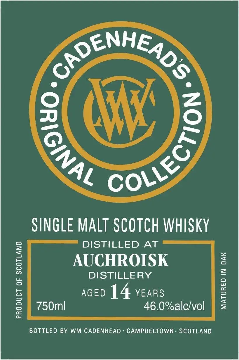 Cadenhead’s Auchroisk 14-Year-Old Single Malt Scotch Whisky - Image 2