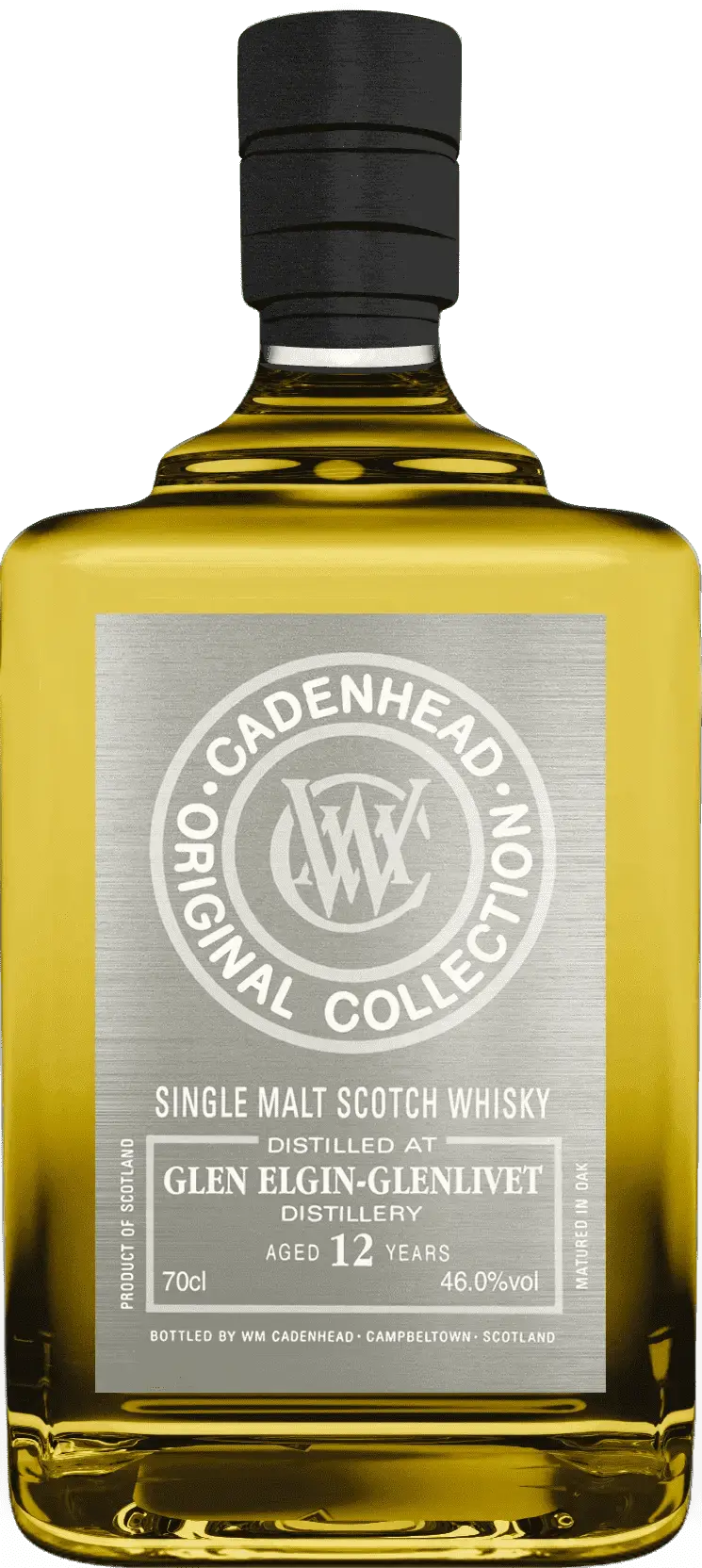 Cadenhead’s Glen Elgin-Glenlivet 12 Year Old Single Malt Scotch Whisky
