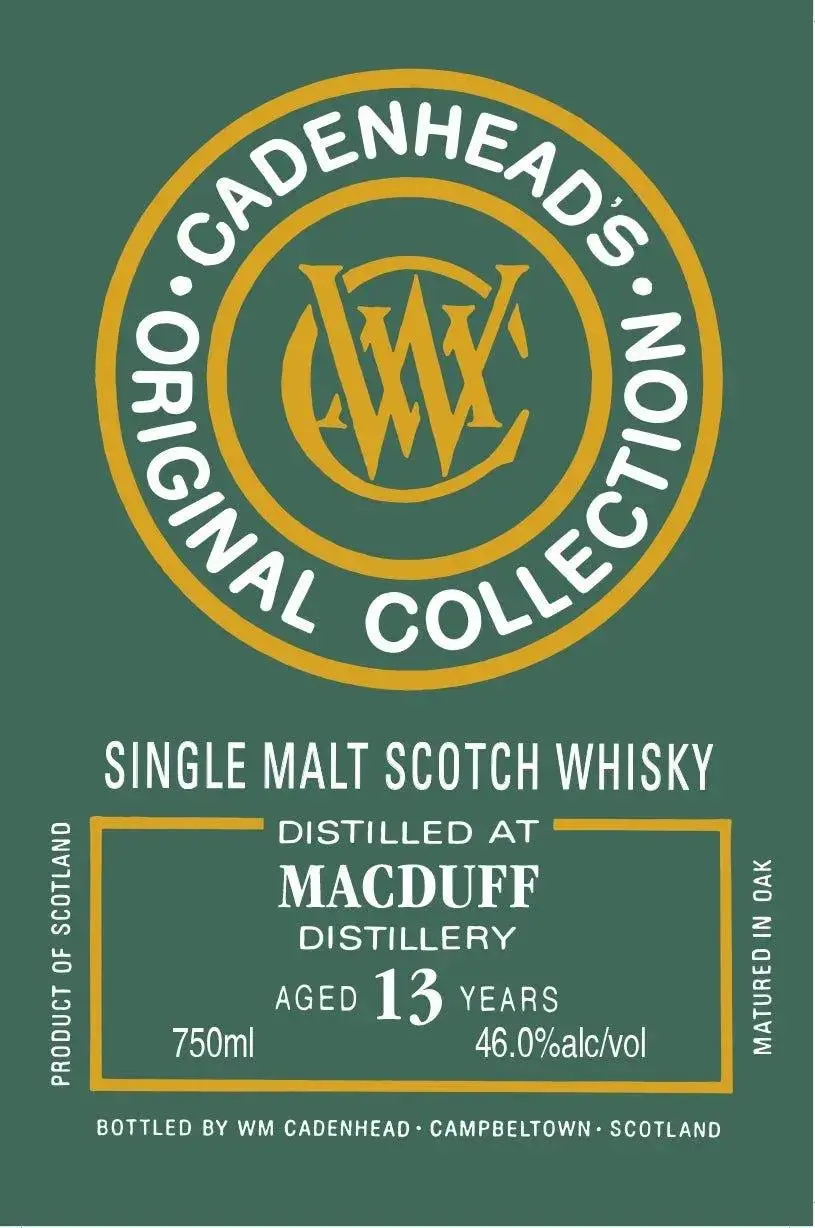 Cadenhead's Macduff 13 Year Old Single Malt Scotch Whisky