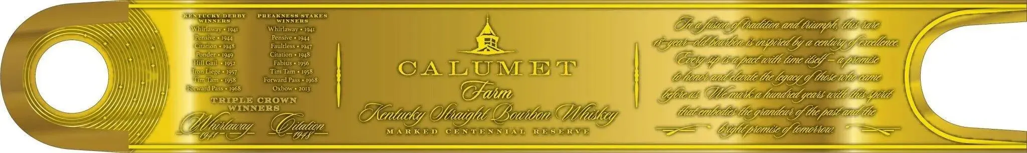 Calumet Farm Kentucky Straight Bourbon Whiskey 18-Year-Old - Centennial Celebration Edition - Image 3